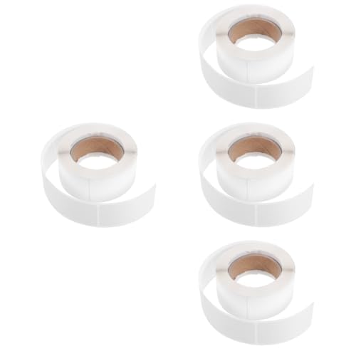 SHINEOFI 4 Rollen selbstklebendes Etikett große weiße Klebeetiketten klebrig leer Klebestreifen kleine Aufkleber Etiketten Etikettenband ersetzen Mehrzwecketikettenaufkleber Papier SHINEOFI 4 Rollen selbstklebendes Etikett große weiße Klebeetiketten klebrig leer Klebestreifen kleine Aufkleber Etiketten Etikettenband ersetzen Mehrzwecketikettenaufkleber Papier von SHINEOFI