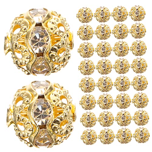 SHINEOFI 4 Sätze Ausgeschnittenes Strass-armband-zubehör Uv Perlen Für Armbänder Herstellung Spacer Lieferungen Reize Halskette Strassperlen Würfelperlen Schmuck Metall 100 Stück * 4 SHINEOFI 4 Sätze Ausgeschnittenes Strass-armband-zubehör Uv Perlen Für Armbänder Herstellung Spacer Lieferungen Reize Halskette Strassperlen Würfelperlen Schmuck Metall 100 Stück * 4 von SHINEOFI