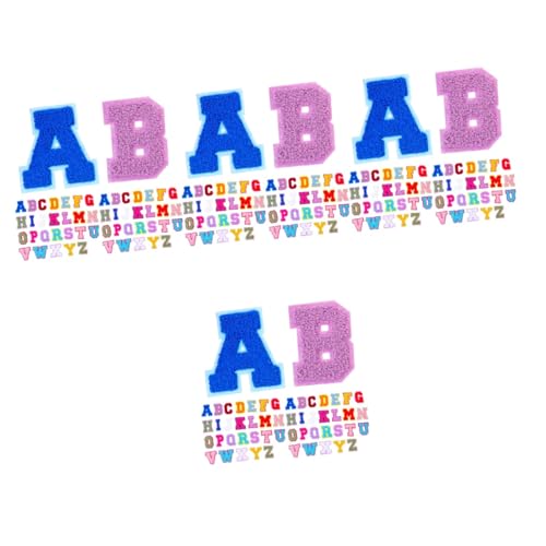 SHINEOFI 4 Sätze Buchstaben-patch Stickzubehör Bastelzubehör Patches Set Jacke Flicken Für Kleidung Kleider Gestickte Aufnäher Bügelbuchstaben Für Kleidung Handtuchstickerei 52 Stück * 4 SHINEOFI 4 Sätze Buchstaben-patch Stickzubehör Bastelzubehör Patches Set Jacke Flicken Für Kleidung Kleider Gestickte Aufnäher Bügelbuchstaben Für Kleidung Handtuchstickerei 52 Stück * 4 von SHINEOFI