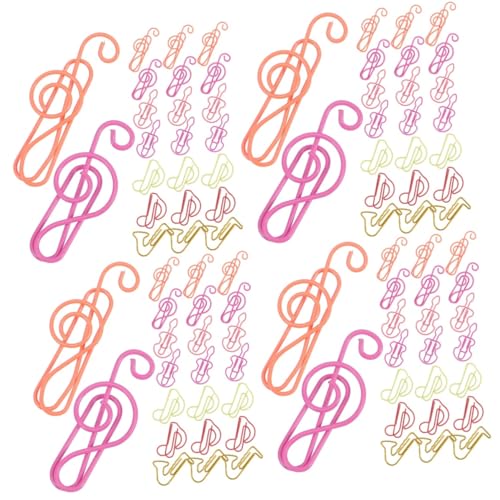 SHINEOFI 4 Sätze Büroklammer Beachten Scrapbooking Scrapbbok Schreibwarenklammern Papierklammern Musiknoten-clips Sortiert Büroklammer Fürs Büro Studentische Büroklammer Metall 60 Stück * 4 SHINEOFI 4 Sätze Büroklammer Beachten Scrapbooking Scrapbbok Schreibwarenklammern Papierklammern Musiknoten-clips Sortiert Büroklammer Fürs Büro Studentische Büroklammer Metall 60 Stück * 4 von SHINEOFI