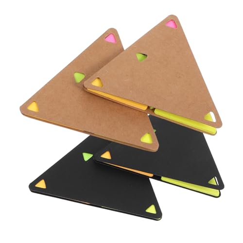 SHINEOFI 4 Sätze Dreieckige Haftnotizen Farbige Memo Pads für Schule und Büro Tragbare Selbstklebende Notizblöcke zur Einfachen Organisation und Schnellen Markierung Wichtiger SHINEOFI 4 Sätze Dreieckige Haftnotizen Farbige Memo Pads für Schule und Büro Tragbare Selbstklebende Notizblöcke zur Einfachen Organisation und Schnellen Markierung Wichtiger von SHINEOFI