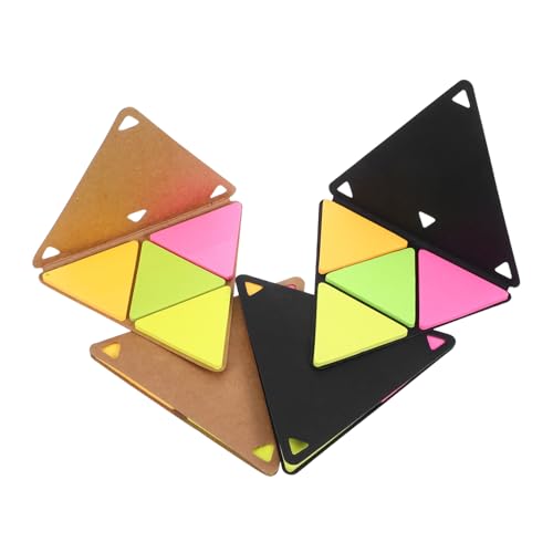 SHINEOFI 4 Sätze Dreieckige Haftnotizen aus Pet und Strapazierfähig Klebezettel mit Starker Haftung Kompakte Notizblöcke für Schule Büro und Studium Bunte Selbstklebende Memo Pads SHINEOFI 4 Sätze Dreieckige Haftnotizen aus Pet und Strapazierfähig Klebezettel mit Starker Haftung Kompakte Notizblöcke für Schule Büro und Studium Bunte Selbstklebende Memo Pads von SHINEOFI
