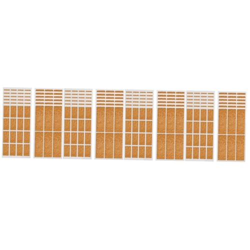SHINEOFI 4 Sätze Etikettenaufkleber Aus Kork Label Beschriftungsschilder Beschriftung Für Container Org Kita-etiketten Etiketten Für Gläser Aufnahmeetiketten Korketiketten 24 Blätter * 4 von SHINEOFI
