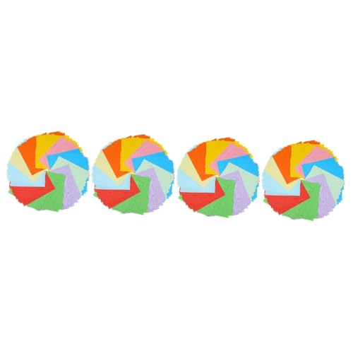 SHINEOFI 4 Sätze Farbiges Papier Posterpapier Bastelpapier Für Farbiges Konstruktionspapier Farbiges Kopierpapier Papierstapel Bastelpapier Farbpapier Für Drucker 100 Blätter * 4 von SHINEOFI