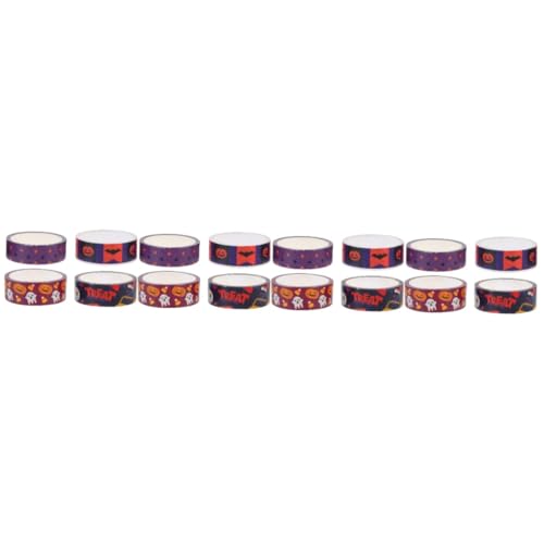 SHINEOFI 4 Sätze Halloween-washi-tape Aufkleber Dekoratives Klebeband Bausatz Scrapbooking-papierband Album Schrott Maskierung Bänder Halloween- Japanisches Papier 4 Rollen * 4 SHINEOFI 4 Sätze Halloween-washi-tape Aufkleber Dekoratives Klebeband Bausatz Scrapbooking-papierband Album Schrott Maskierung Bänder Halloween- Japanisches Papier 4 Rollen * 4 von SHINEOFI