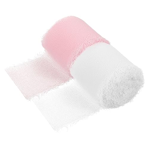 SHINEOFI 4 Sätze Handgemachtes Chiffon Seidenband Blumenstrauß Geschenkband Schleife Chiffon Stoffstreifen Verpackung Chiffonband Fransen Dicke 2 Rollen * 4 SHINEOFI 4 Sätze Handgemachtes Chiffon Seidenband Blumenstrauß Geschenkband Schleife Chiffon Stoffstreifen Verpackung Chiffonband Fransen Dicke 2 Rollen * 4 von SHINEOFI