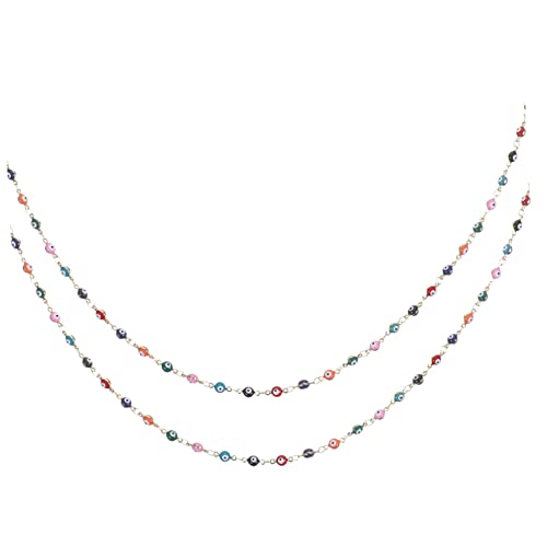 SHINEOFI 4 Sätze Handkette Kette Zur Schmuckherstellung Kabel Halskette Für Kettenglieder Schmuck Dekorationskette Kette Zur Herstellung Von Armbändern Pulloverkette Legierung 2 Stücke * 4 von SHINEOFI