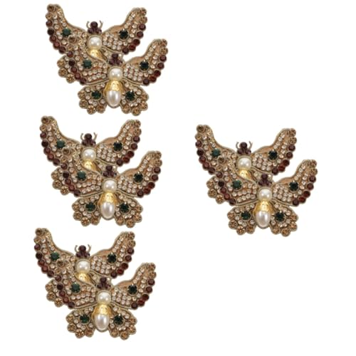 SHINEOFI 4 Sätze Heißkleber-bodenstoffaufkleber Stickerei Patch Dekorativ Flecken Flicken Für Jacken Kleiderflicken Selber Machen Mantelflicken Selber Machen Strasssteine 2 Stücke * 4 SHINEOFI 4 Sätze Heißkleber-bodenstoffaufkleber Stickerei Patch Dekorativ Flecken Flicken Für Jacken Kleiderflicken Selber Machen Mantelflicken Selber Machen Strasssteine 2 Stücke * 4 von SHINEOFI