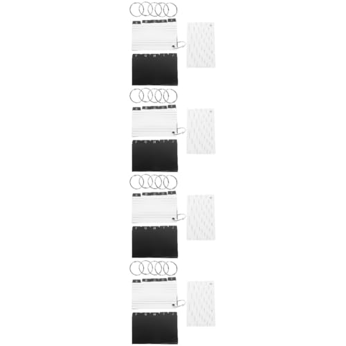 SHINEOFI 4 Sätze Indexkarten mit Ringen Liniert Gelochte Karteikarten für Effektives Lernen Notizen Organisation Multifunktionale Diy Lernkarten für Büro Schule SHINEOFI 4 Sätze Indexkarten mit Ringen Liniert Gelochte Karteikarten für Effektives Lernen Notizen Organisation Multifunktionale Diy Lernkarten für Büro Schule von SHINEOFI