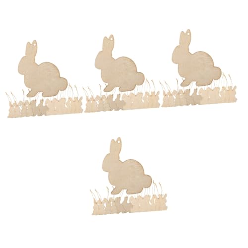 SHINEOFI 4 Sätze Kaninchenhackschnitzel Aus Holz Ornament Ausschnitte Hasenfarbe Hängende Partydekoration Kaninchenform Ausschneiden Urlaub Produkt Schild Kind Beige Hanfseil 36 Stück * 4 SHINEOFI 4 Sätze Kaninchenhackschnitzel Aus Holz Ornament Ausschnitte Hasenfarbe Hängende Partydekoration Kaninchenform Ausschneiden Urlaub Produkt Schild Kind Beige Hanfseil 36 Stück * 4 von SHINEOFI