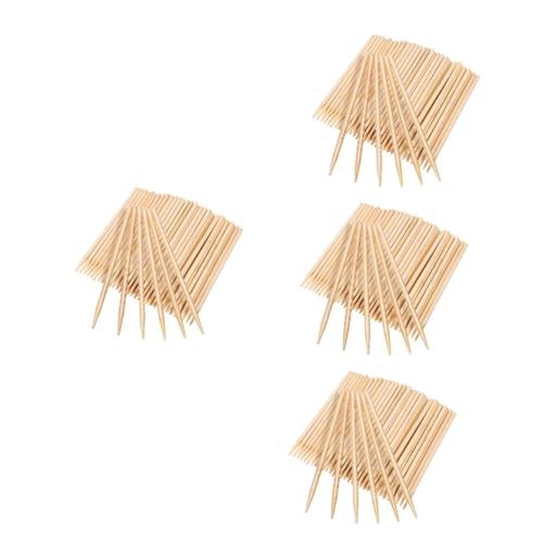 SHINEOFI 4 Sätze Kratzbilder Bastelbedarf Diy Kratzwerkzeug Holzbleistifte Papier Stöcke Kunst Hartholz Holzstiftwerkzeug Holzstifte Stift Aus Holz Scratch-stift Bambus 150 Stück * 4 von SHINEOFI