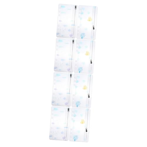 SHINEOFI 4 Sätze Notebook-reißverschlusstasche Bindemittel Reißverschluss-ordner Klein Beutel Notizbuch Nachfülltasche Mit Reißverschluss Dekorative Ordnertasche Pvc 2 Stück * 4 SHINEOFI 4 Sätze Notebook-reißverschlusstasche Bindemittel Reißverschluss-ordner Klein Beutel Notizbuch Nachfülltasche Mit Reißverschluss Dekorative Ordnertasche Pvc 2 Stück * 4 von SHINEOFI