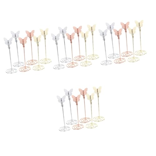 SHINEOFI 4 Sätze Notizordner Bürogeschenk Bürodeko Notenhalter Weihnachsgeschenk Zettelhalter Ort Tischstand Karteninhaber Zeichen Bild Steht Clips Für Visitenkarten Eisen 6 Stück * 4 SHINEOFI 4 Sätze Notizordner Bürogeschenk Bürodeko Notenhalter Weihnachsgeschenk Zettelhalter Ort Tischstand Karteninhaber Zeichen Bild Steht Clips Für Visitenkarten Eisen 6 Stück * 4 von SHINEOFI