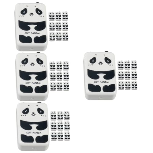 SHINEOFI 4 Sätze Panda Radiergummis Kreative Bleistiftradierer Für Zeichnungen Für Schulbedarf Und Bastelprojekte Praktische Schreibwaren Für Zuhause Und Büro 10 Stück * 4 von SHINEOFI