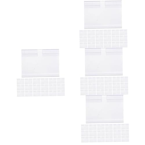 SHINEOFI 4 Sätze Pvc Etikett Kunststoffhaken Regal Preiskarten Set 50 Stück 60 X 42 Mm Halter Regalschilder Ständer Für Etiketten Aufkleber Posterständer Schilder 50 Stück * 4 SHINEOFI 4 Sätze Pvc Etikett Kunststoffhaken Regal Preiskarten Set 50 Stück 60 X 42 Mm Halter Regalschilder Ständer Für Etiketten Aufkleber Posterständer Schilder 50 Stück * 4 von SHINEOFI