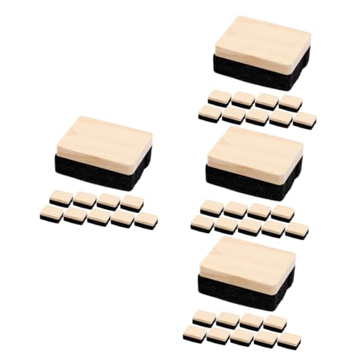SHINEOFI 4 Sätze Radiergummi Kreidereiniger Whiteboard Stifte Tafel Tafeln Whiteboards Tafel Löschtafel Magnetisches Whiteboard Kühlschrank Desktop Whiteboard Whiteboard 10 Stück * 4 von SHINEOFI