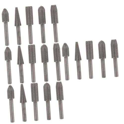 SHINEOFI 4 Sätze Rotary Teilig Hochwertige Fräser Für Holzgravur Und Modellbau Vielseitig Einsetzbar Mit Verschiedenen Kompatibel Mit Meisten Rotationswerkzeugen Und 5 Stücke * 4 von SHINEOFI