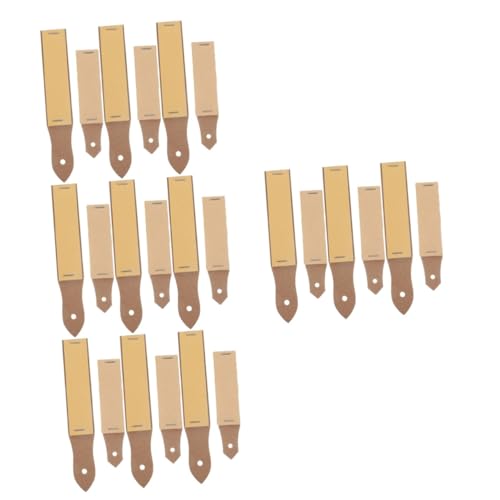 SHINEOFI 4 Sätze Schleifpapier Für Zeichenkünstler Schleifpapierblock Bleistiftspitzer Sandwischer Jumbo Bleistifte Bleistiftspitzer Schleifpapier Für Pastellstifte 6 Stück * 4 von SHINEOFI