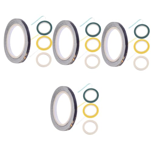 SHINEOFI 4 Sätze Selbstklebende Etiketten Whiteboard Schul Büro Und Haushaltsbedarf Nadelstreifen Klebeband Aufkleber Trocken Abwischbare Marker Mit Radierband 4 Rollen * 4 SHINEOFI 4 Sätze Selbstklebende Etiketten Whiteboard Schul Büro Und Haushaltsbedarf Nadelstreifen Klebeband Aufkleber Trocken Abwischbare Marker Mit Radierband 4 Rollen * 4 von SHINEOFI