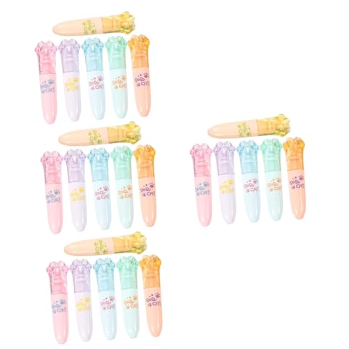 SHINEOFI 4 Sätze Textmarker Sammelalbum Doppelt Mini Schreibkladde Büroartikel Marker Pen Markierer Stift Aufzeichnung Schulmarkierungsstift Bunte Stifte Schulbuchmarker Flüssig 6 Stück * 4 SHINEOFI 4 Sätze Textmarker Sammelalbum Doppelt Mini Schreibkladde Büroartikel Marker Pen Markierer Stift Aufzeichnung Schulmarkierungsstift Bunte Stifte Schulbuchmarker Flüssig 6 Stück * 4 von SHINEOFI