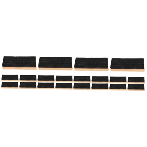SHINEOFI 4 Sätze Trocken Abwischbarer Radiergummi Wolle Kleine Whiteboard-radiergummis Tafelwischer Reiniger Tafeln Kreidewischer Für Die Tafel Mini-whiteboard-radierer Hölzern 5 Stücke * 4 von SHINEOFI