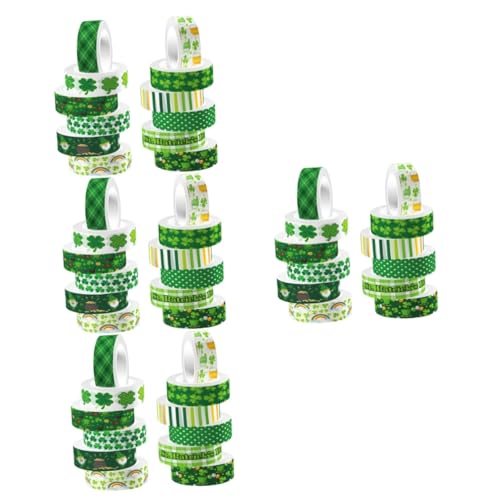SHINEOFI 4 Sätze Washi Tape Zum Verpacken Von Geschenken Blumen- Gemustert The Washi Tape Classroom Decorations Scrapbooking Dekoration Dekoratives Klebeband Für Einklebebuch 12 Rollen * 4 von SHINEOFI