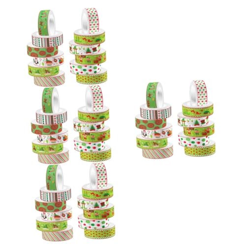 SHINEOFI 4 Sätze Weihnachtliche Washi-tapes Dekoratives Klebeband Für Einklebebuch Dekorationen Papierklebeband Selber Machen Washi Tape Washi -bänder Colorful 12 Rollen * 4 SHINEOFI 4 Sätze Weihnachtliche Washi-tapes Dekoratives Klebeband Für Einklebebuch Dekorationen Papierklebeband Selber Machen Washi Tape Washi -bänder Colorful 12 Rollen * 4 von SHINEOFI