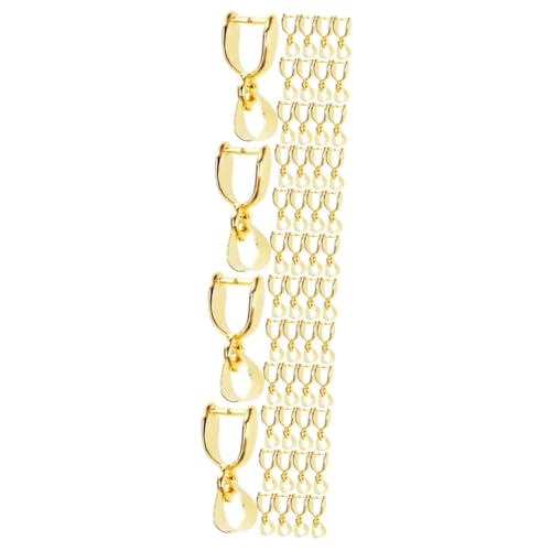 SHINEOFI 4 Sätze Zubehör Melonenschnalle Süße Perlenherstellung Für Schmuck Schlüssel Halskette Metall Klemmverschlüsse Kettenverbinder Anhänger Verbindungsverschluss 30 Stück * 4 von SHINEOFI