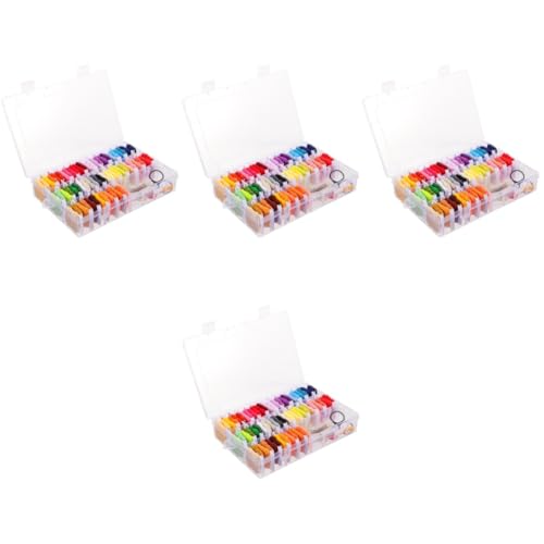 SHINEOFI 4 Sets Kreuzstich Set Kits Stickset Armbänder Ton Armband Herstellungsset Faden Kordel Seil Gummiband Für Armbandherstellung Garnperlen Charms Webstuhl Armband Kit Schlüsselband SHINEOFI 4 Sets Kreuzstich Set Kits Stickset Armbänder Ton Armband Herstellungsset Faden Kordel Seil Gummiband Für Armbandherstellung Garnperlen Charms Webstuhl Armband Kit Schlüsselband von SHINEOFI