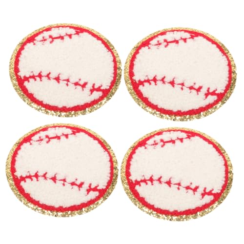 SHINEOFI 4 Stück Baseball-bügeltuch-aufnäher Patches Für Jacken Flicken Für Kleidung Reparaturband Für Zelte Baseball-gestickte Aufnäher Patches Nähen Groovig Rugby Sport Polyesterfaden SHINEOFI 4 Stück Baseball-bügeltuch-aufnäher Patches Für Jacken Flicken Für Kleidung Reparaturband Für Zelte Baseball-gestickte Aufnäher Patches Nähen Groovig Rugby Sport Polyesterfaden von SHINEOFI