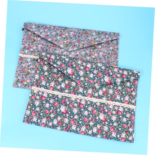 SHINEOFI 4 Stück Dokumentenmappe Filz mit Druckknopf Floral Muster Leichte Tragbare Ablagemappe für Büro Schule Zuhause Bunte Ordnertasche in Blau und Dunkelblau SHINEOFI 4 Stück Dokumentenmappe Filz mit Druckknopf Floral Muster Leichte Tragbare Ablagemappe für Büro Schule Zuhause Bunte Ordnertasche in Blau und Dunkelblau von SHINEOFI