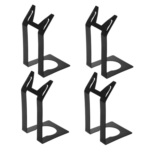 SHINEOFI 4 Stück Etikettenhalter Clips Für Einzelhandelsschilder Bin Clip -zeichen Metalletiketten Klemmschildhalter Etikettencliphalter Metalletiketthalter Metallclip Schwarz von SHINEOFI
