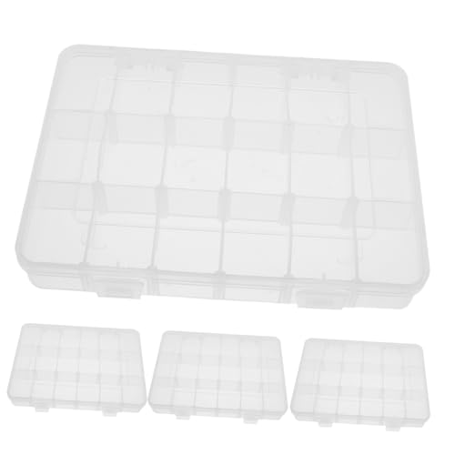 SHINEOFI 4 Stück Fächer Aufbewahrungsbox mit Verstellbaren Trennfächern für Schmuck Schrauben und Angelausrüstung Praktischer Organizer für Kleinteile Robustem Kunststoff SHINEOFI 4 Stück Fächer Aufbewahrungsbox mit Verstellbaren Trennfächern für Schmuck Schrauben und Angelausrüstung Praktischer Organizer für Kleinteile Robustem Kunststoff von SHINEOFI
