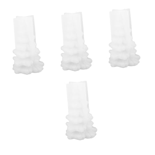 SHINEOFI 4 Stück Formen Für Weihnachten Weihnachtsbaum Weihnachten Künstlich Geformt Weihnachtsform Weihnachtliche Tischdekoration Dekorationen Fondant Kerzenformen Led Kieselgel Weiß von SHINEOFI