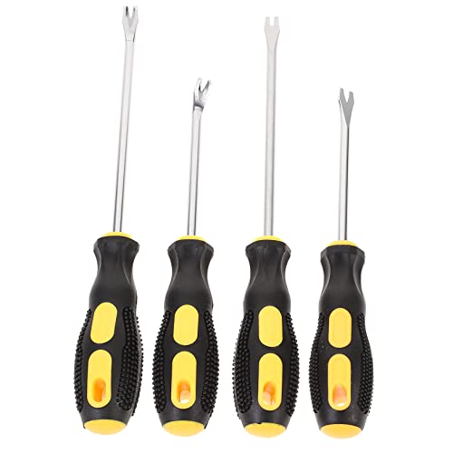 SHINEOFI 4 Stück Handabzieher Schraubenentferner für Trockenbau Polieren craftsman werkzeug nail puller Handentferner für Heftklammern manuelles Nagelentfernungswerkzeug Gummi von SHINEOFI
