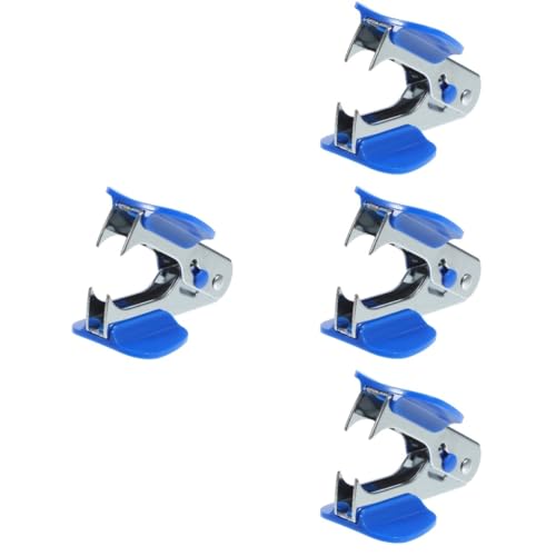 SHINEOFI 4 Stück Klammer Entfernung Polster Abzieher Hefterentferner Für Das Büro Bürobedarf Nagelentferner Tragbarer Nagelheber Kunststoff Blue von SHINEOFI