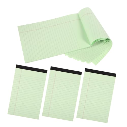 SHINEOFI 4 Stück Kleine Liniert Notizblöcke mit Perforierten Handliche Memo Pads zum Abreißen Kompakte Pocket Notebooks für Schule Büro und Tägliches Schreiben Format Grün SHINEOFI 4 Stück Kleine Liniert Notizblöcke mit Perforierten Handliche Memo Pads zum Abreißen Kompakte Pocket Notebooks für Schule Büro und Tägliches Schreiben Format Grün von SHINEOFI