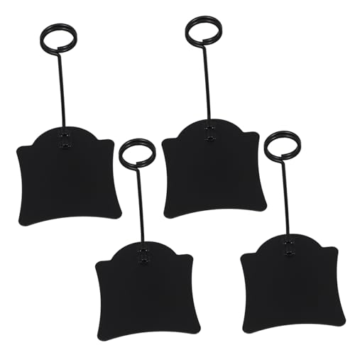 SHINEOFI 4 Stück Metall Preisschildhalter Langlebige Stabile Tischschild Halter für Supermarkt Bäckerei Laden Vielseitige Preisschild Clip Lösung von SHINEOFI