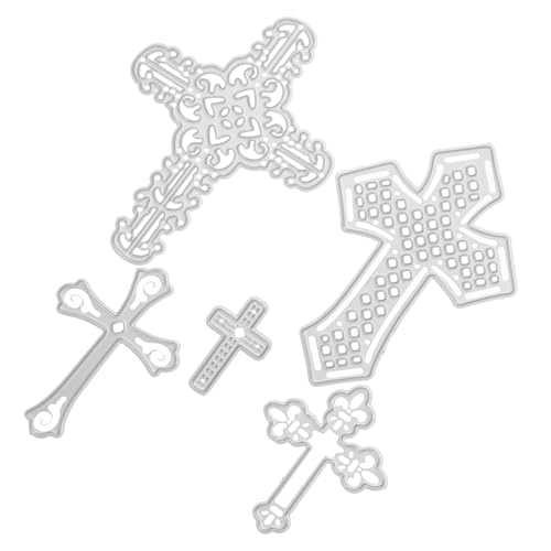 SHINEOFI 4 Stück Metallmesserform Schablonen schneiden prägen Schnitte Artikel craftcuttermesser paper punch DIY schneiden sterben Album-Stanzformen Stahl mit hohem Kohlenstoffgehalt Silver SHINEOFI 4 Stück Metallmesserform Schablonen schneiden prägen Schnitte Artikel craftcuttermesser paper punch DIY schneiden sterben Album-Stanzformen Stahl mit hohem Kohlenstoffgehalt Silver von SHINEOFI
