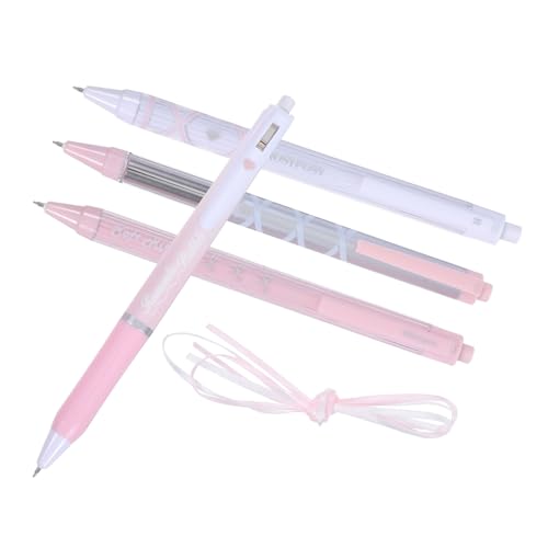 SHINEOFI 4 Stück Stift mit Band drücken Stifte für Tagebuch Stift Schreiben Druck-Gel-Stift schreibender Gelstift süßer Kugelschreiber wiederverwendbarer Schreibgelstift Rosa SHINEOFI 4 Stück Stift mit Band drücken Stifte für Tagebuch Stift Schreiben Druck-Gel-Stift schreibender Gelstift süßer Kugelschreiber wiederverwendbarer Schreibgelstift Rosa von SHINEOFI