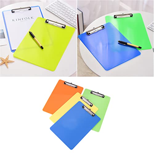 SHINEOFI 4 Stück Teiliges Bunter Klemmbretter mit Clip Robuste und Leichte Clipboard Ordner für Büro Schule und Zuhause Farben Zufällig Zufällige Farbe SHINEOFI 4 Stück Teiliges Bunter Klemmbretter mit Clip Robuste und Leichte Clipboard Ordner für Büro Schule und Zuhause Farben Zufällig Zufällige Farbe von SHINEOFI