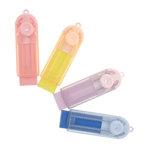 SHINEOFI 4 Stück Teiliges Einziehbare Radiergummis Schiebbar Traceless Multifunktional Kleine Radiergummis für Schüler Büro und Künstler Leicht zu Bedienen Präzises Löschen ohne Rückstände SHINEOFI 4 Stück Teiliges Einziehbare Radiergummis Schiebbar Traceless Multifunktional Kleine Radiergummis für Schüler Büro und Künstler Leicht zu Bedienen Präzises Löschen ohne Rückstände von SHINEOFI