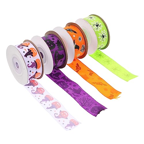 SHINEOFI 4 Stück Teiliges Halloween Dekorationsband Breit Yards Vielseitiges Bastelband für Diy Haaraccessoires und Kreative Projekte SHINEOFI 4 Stück Teiliges Halloween Dekorationsband Breit Yards Vielseitiges Bastelband für Diy Haaraccessoires und Kreative Projekte von SHINEOFI