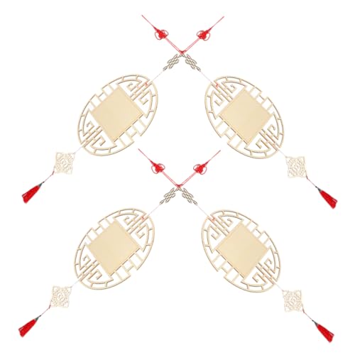 SHINEOFI 4 Stück Teiliges Kleine Holzanhänger im Antiken Chinesischen Stil zum Bemalen Diy Bastelset für Dekorative Wandornamente für Klassenzimmer und Traditionelle Handwerkskunst SHINEOFI 4 Stück Teiliges Kleine Holzanhänger im Antiken Chinesischen Stil zum Bemalen Diy Bastelset für Dekorative Wandornamente für Klassenzimmer und Traditionelle Handwerkskunst von SHINEOFI