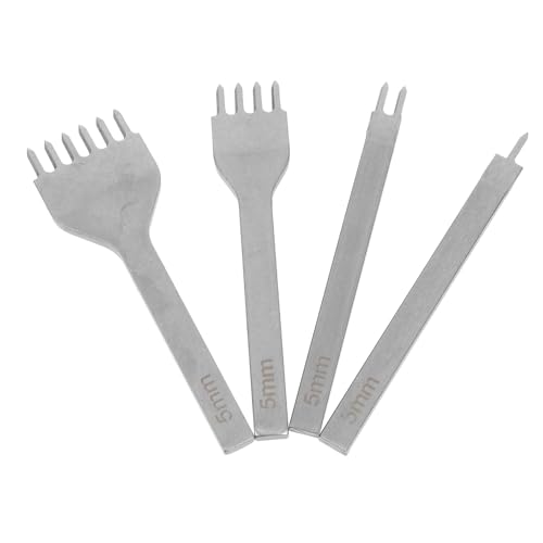SHINEOFI 4 Stück Teiliges Lederlochwerkzeug Präziser Hohlstanz für Leder Canvas Handlicher Lochstanzer für Gürtel Bastelprojekte Vielseitig für DIY Lederhandwerk Exakte Lochung SHINEOFI 4 Stück Teiliges Lederlochwerkzeug Präziser Hohlstanz für Leder Canvas Handlicher Lochstanzer für Gürtel Bastelprojekte Vielseitig für DIY Lederhandwerk Exakte Lochung von SHINEOFI