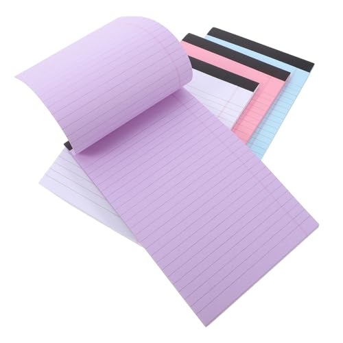 SHINEOFI 4 Stück Teiliges Notizblöcke Linierte Farbig Legal Pads zum Abreißen für To Do Listen Memo Büro Business Schreibblock SHINEOFI 4 Stück Teiliges Notizblöcke Linierte Farbig Legal Pads zum Abreißen für To Do Listen Memo Büro Business Schreibblock von SHINEOFI