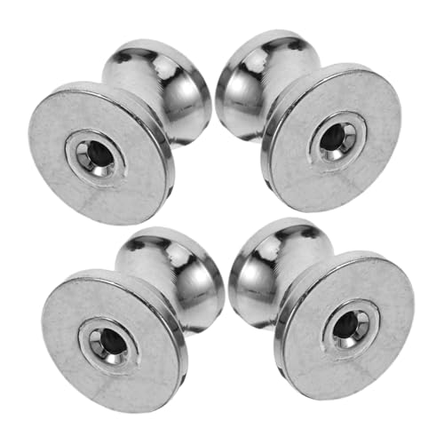 SHINEOFI 4 Stück Teiliges Ohrstecker Verschlüsse aus Flache Stabile Ohrring Stopper für Schwere Ohrstecker Verstellbare Ohrringrückseiten für Damen Schmuck Zubehör von SHINEOFI