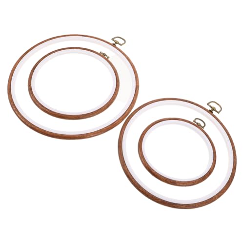 SHINEOFI 4 Stück Teiliges Runder Stickrahmen Holzimitat für Kreuzstich und Nähprojekte für Diy Bastelarbeiten Erhältlich für Kreative Familienaktivitäten SHINEOFI 4 Stück Teiliges Runder Stickrahmen Holzimitat für Kreuzstich und Nähprojekte für Diy Bastelarbeiten Erhältlich für Kreative Familienaktivitäten von SHINEOFI