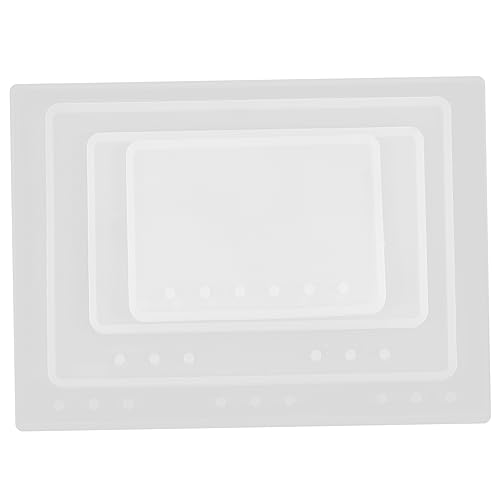 SHINEOFI 4 Stück Teiliges Silikon Gießform für Diy Epoxidharz Notizbuch Cover Flexible Langlebige Casting Mold für Kristallklare Harzprojekte Einfach zu Reinigen Geeignet für Kreative SHINEOFI 4 Stück Teiliges Silikon Gießform für Diy Epoxidharz Notizbuch Cover Flexible Langlebige Casting Mold für Kristallklare Harzprojekte Einfach zu Reinigen Geeignet für Kreative von SHINEOFI
