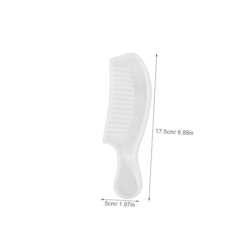 SHINEOFI 4 Stück Teiliges Silikonform für Transparente Harz Haarkamm Gießform Flexible Langlebige Resin Schmuckform für DIY Haarbürstenherstellung und Kreative Bastelprojekte SHINEOFI 4 Stück Teiliges Silikonform für Transparente Harz Haarkamm Gießform Flexible Langlebige Resin Schmuckform für DIY Haarbürstenherstellung und Kreative Bastelprojekte von SHINEOFI